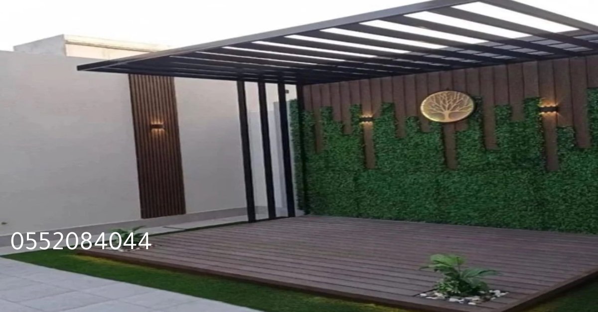 برجولات خشب للمنازل بأسعار اقتصادية وعالية الجودة