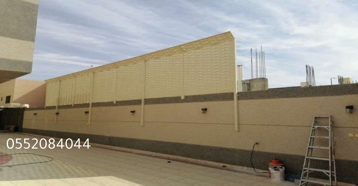 تركيب سواتر شرائح حديدية في الأحساء